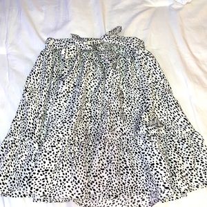Shein Black and White Dotted Skirt